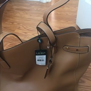 Ralph Lauren Leather Tote
